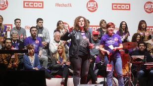 Paloma Vega se presenta a liderar CCOO Madrid abogando por la unidad sindical