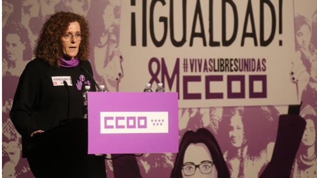 Paloma Vega, candidata para convertirse en la Secretaria General de CCOO Madrid en el XII Congreso del sindicato