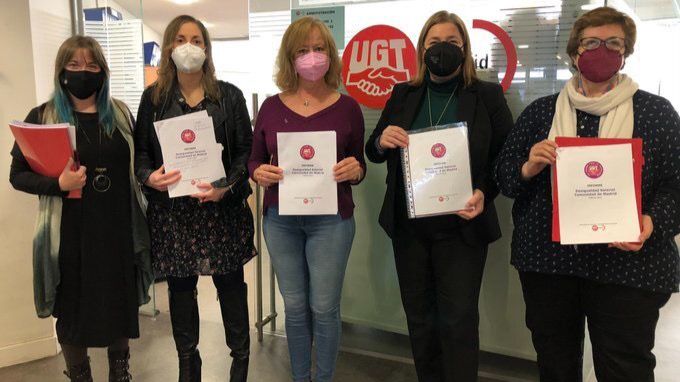 UGT Madrid presenta el informe 'Desigualdad salarial en la Comunidad de Madrid'