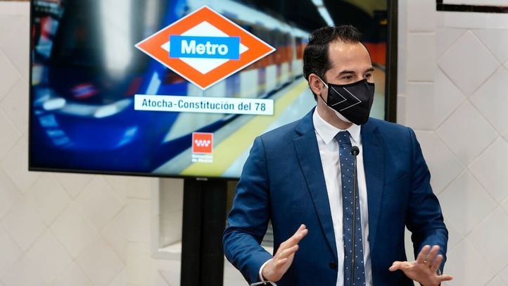 Ignacio Aguado anuncia que la estación de metro Atocha Renfe se llamará Atocha-Constitución del 78