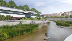 La estructura que cubrirá la M-30 en el tramo del Calderón se construirá después del verano