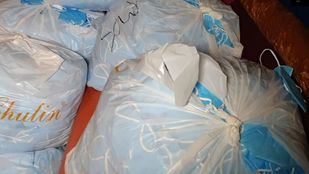 Requisados cuatro millones de mascarillas higiénicas falsas en un hotel de Leganés