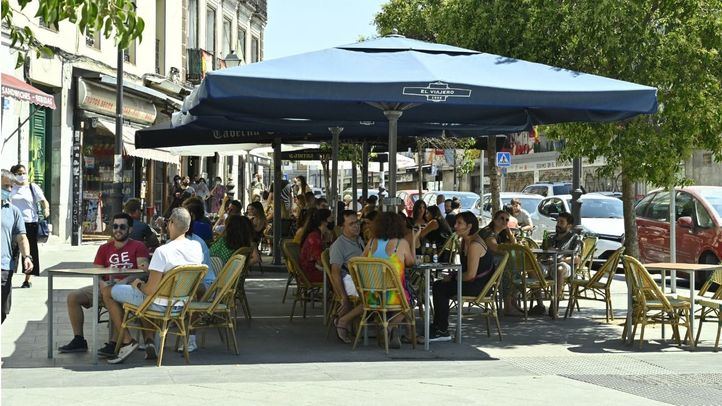 Terraza llena tras el confinamiento
