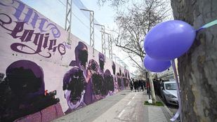 El mural feminista de Ciudad Lineal amanece vandalizado