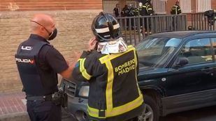 Arde un piso en el barrio de Lucero