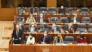 Admitidas las mociones de PSOE y Más Madrid contra el Gobierno de Ayuso