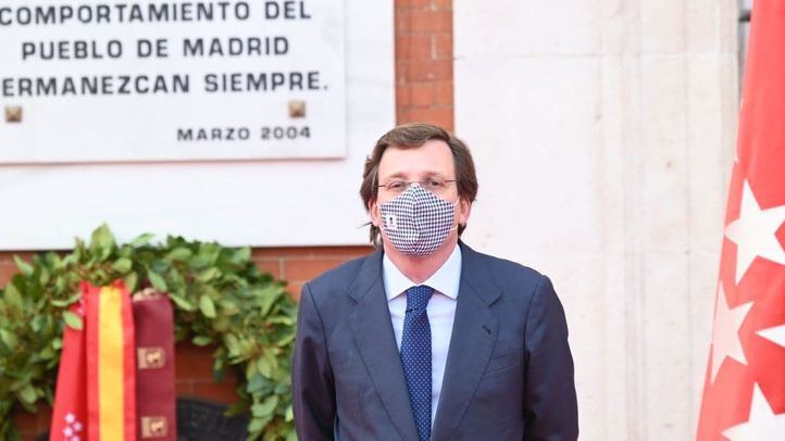 José Luis Martínez-Almeida en el homenaje a las víctimas del 11-M.