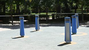 El Retiro y otros ocho parques mantendrán este martes varias de sus zonas balizadas