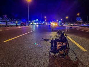 Cuatro heridos en una colisión de tres vehículos en la A-6 a la altura de Las Rozas
