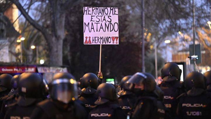 Unas 300 personas piden en Madrid la libertad de Pablo Hasel