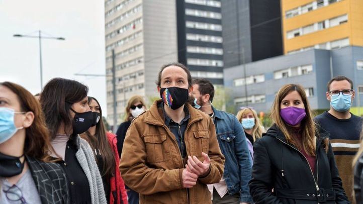 El candidato de Unidas Podemos, Pablo Iglesias