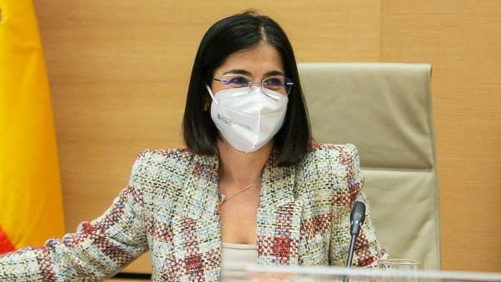 La ministra de Sanidad, Carolina Darias
