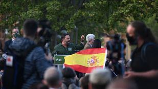 'Desinfecta Vallekas de Fascismo', la respuesta al mitin de Vox en la 'plaza roja'