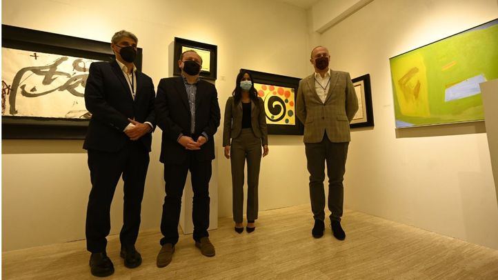 La vicealcaldesa de Madrid, Begoña Villacís, visita el Salón de Arte Moderno de Madrid SAM