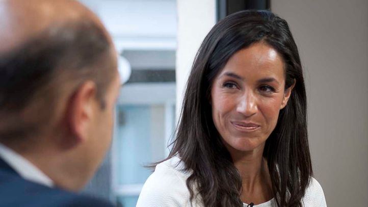 Begoña Villacís en la Terraza de Gran Vía.