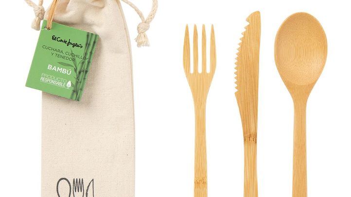 Cubiertos de bambú