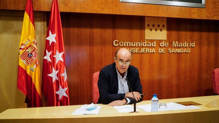 El viceconsejero de Salud Pública y Plan COVID-19 de la Comunidad de Madrid, Antonio Zapatero