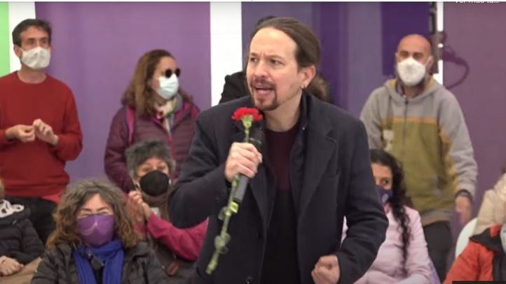 Pablo Iglesias, candidato de Unidas Podemos a la presidencia de la Comunidad de Madrid