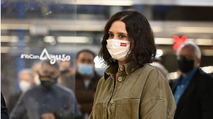 Acto de Isabel Díaz Ayuso en Villaverde Alto