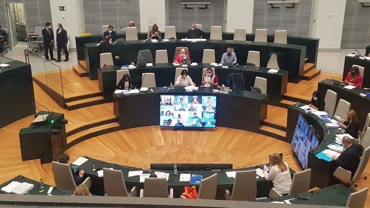 Pleno del Ayuntamiento de Madrid.