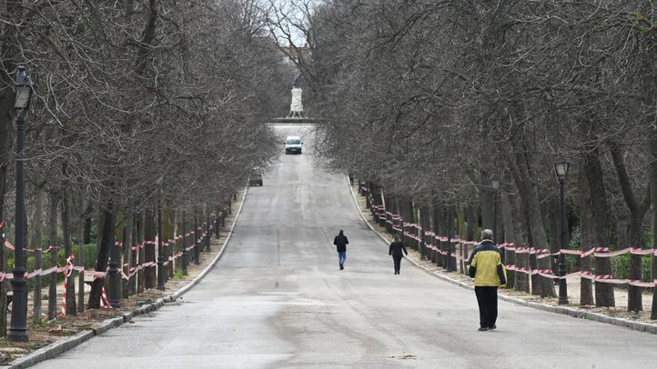 El Retiro y otros ocho parques permanecerán cerrados por fuertes rachas de viento