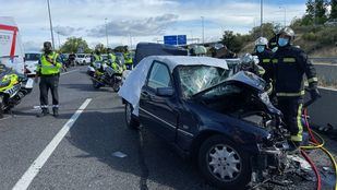 Guardia Civil atribuye el accidente de la M-50 a un despiste del conductor que circulaba en sentido contrario