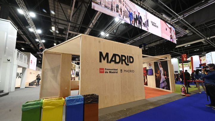 Uno de los stands de Madrid, en Fitur.