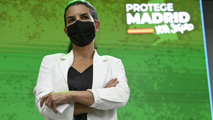 La presidenta de Vox en la Comunidad de Madrid, Rocío Monasterio