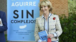 Esperanza Aguirre presenta su nuevo libro 'Sin complejos' junto a Vargas Llosa y Ayuso
