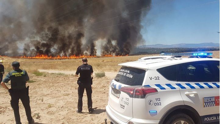 Incendio en Villaviciosa de Odón