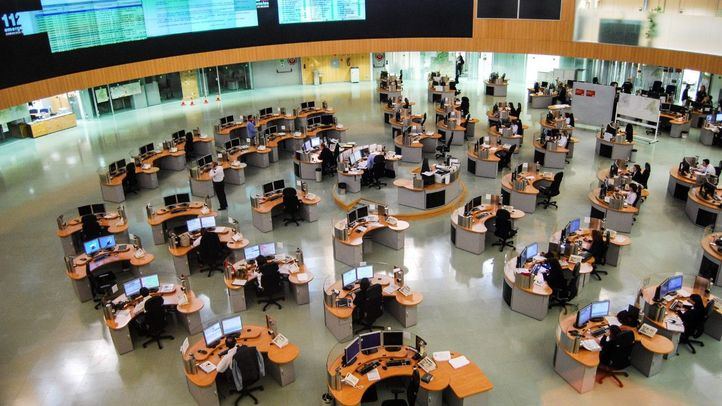 Sala de operaciones de emergencias 112.