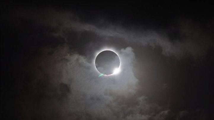 Así ha sido el eclipse solar parcial