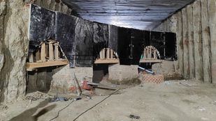 Hallados restos del camino de ronda del Cuartel de San Gil