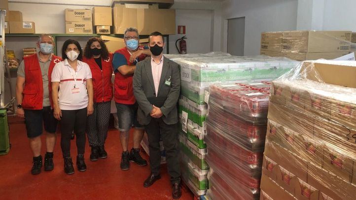 Donación de Mercadona a la Cruz Roja de Getafe