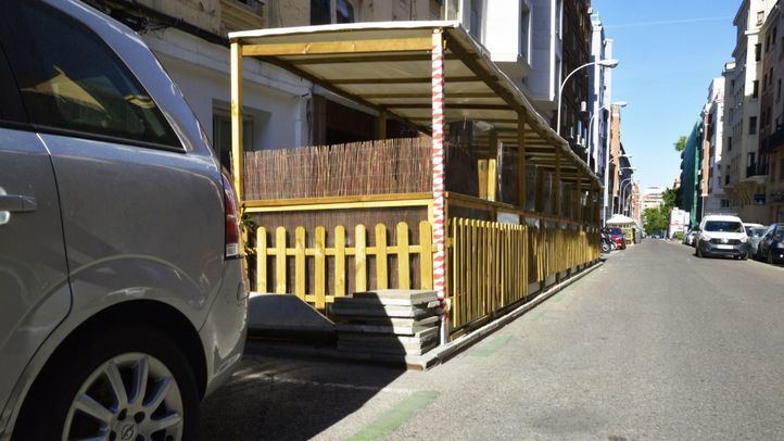 Terrazas en aparcamientos