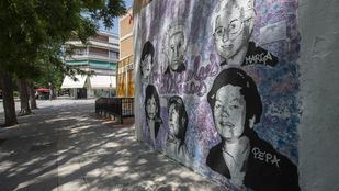 Rechazada la propuesta de Vox para eliminar un mural feminista de un colegio en Villa de Vallecas