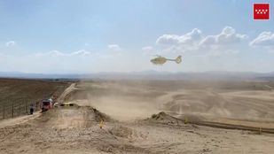 Herido grave tras caerse de la moto en un circuito de Brunete