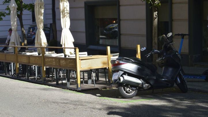 Terrazas COVID en aparcamientos