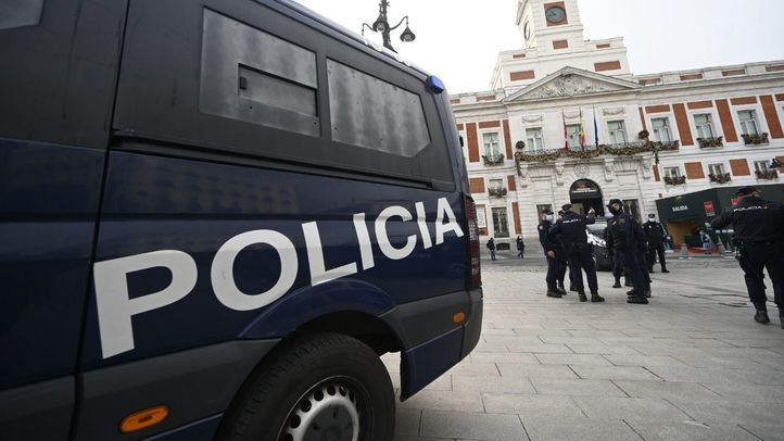 Foto de archivo de un furgón policial
