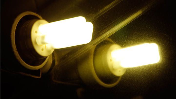 Bombillas encendidas