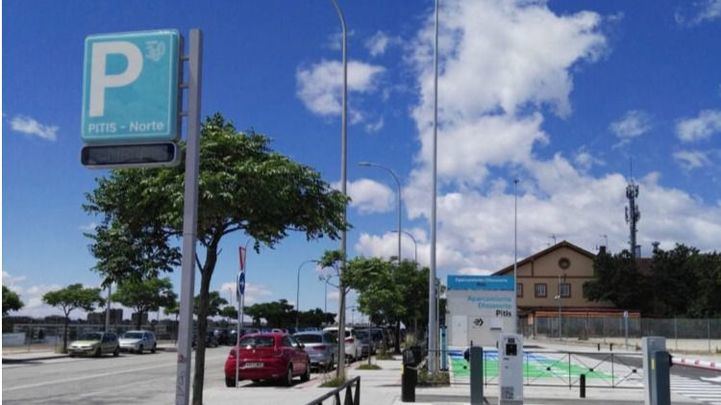 Aparcamiento intermodal de Pitis, en Fuencarral-El Pardo
