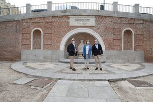 Concluida la rehabilitación de los muros de la Cuesta de la Vega