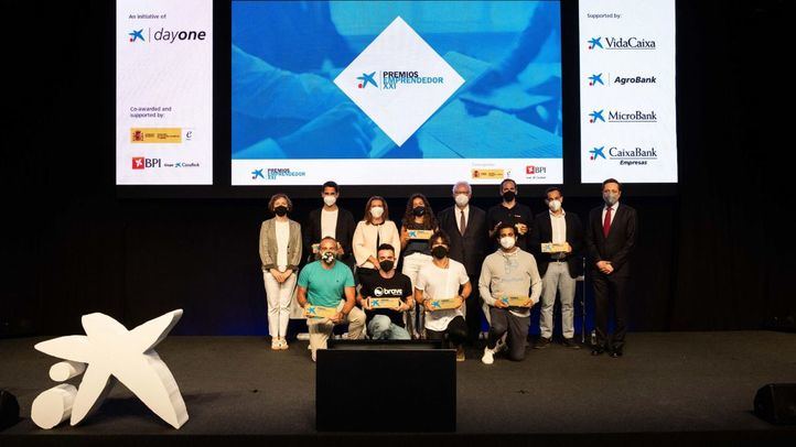 Los galardonados con el Premio Emprendedor XXI