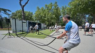 Cubo Gym Madrid: el Ayuntamiento lleva el gimnasio a los parques