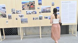 Una exposición sobre los refugiados en Moria