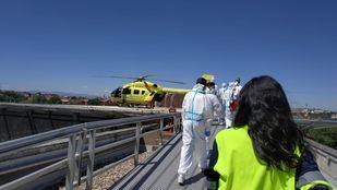 Herido muy grave al ser atropellado por un camión en Arganda del Rey