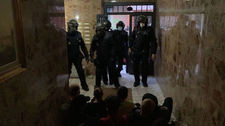 Desahucio en el número 34 de la calle Sierra Salvada