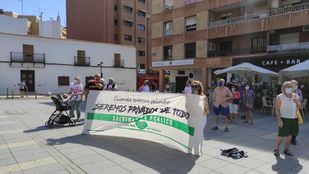 Concentración contra las residencias privadas