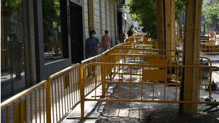 La calle Ortega y Gasset, en obras para mejorar su accesibilidad y calidad ambiental