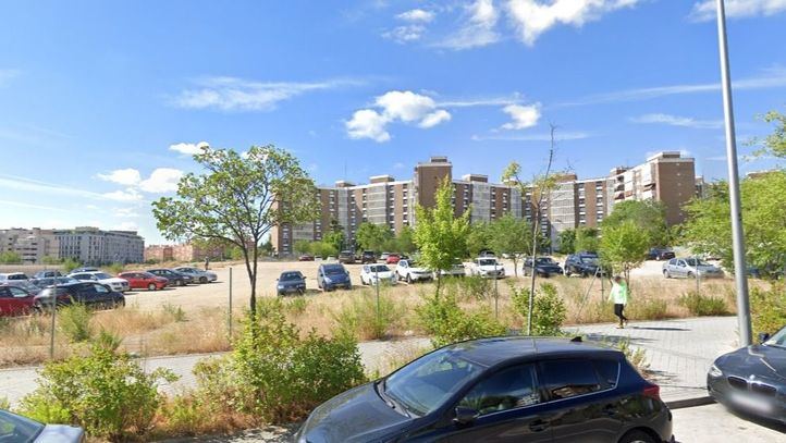 Parcela donde se prevé construir el Centro Deportivo Municipal Oña-Sanchinarro